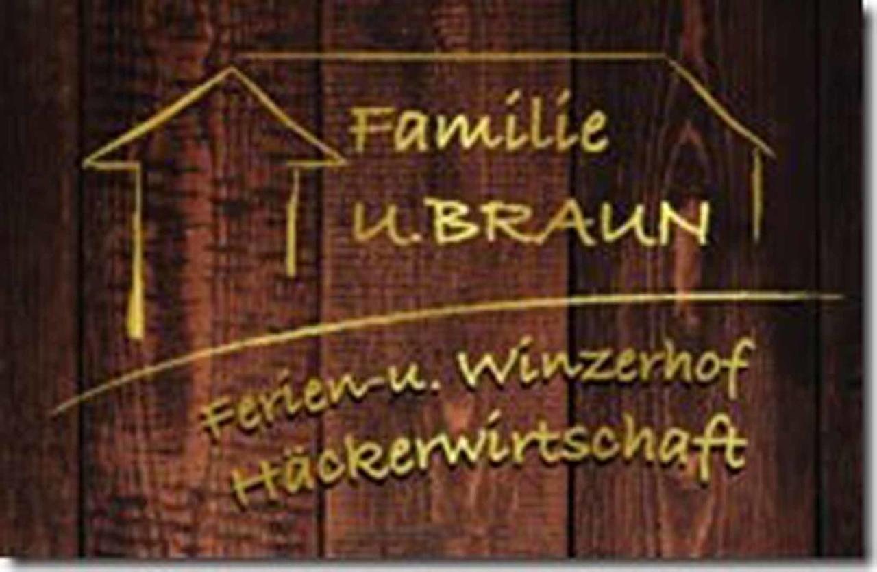 Ferien- Und Winzerhof Ute Braun Apartamento Nordheim am Main Exterior foto